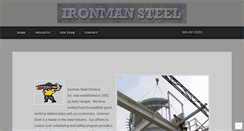 Desktop Screenshot of ironmansteel.com