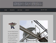 Tablet Screenshot of ironmansteel.com